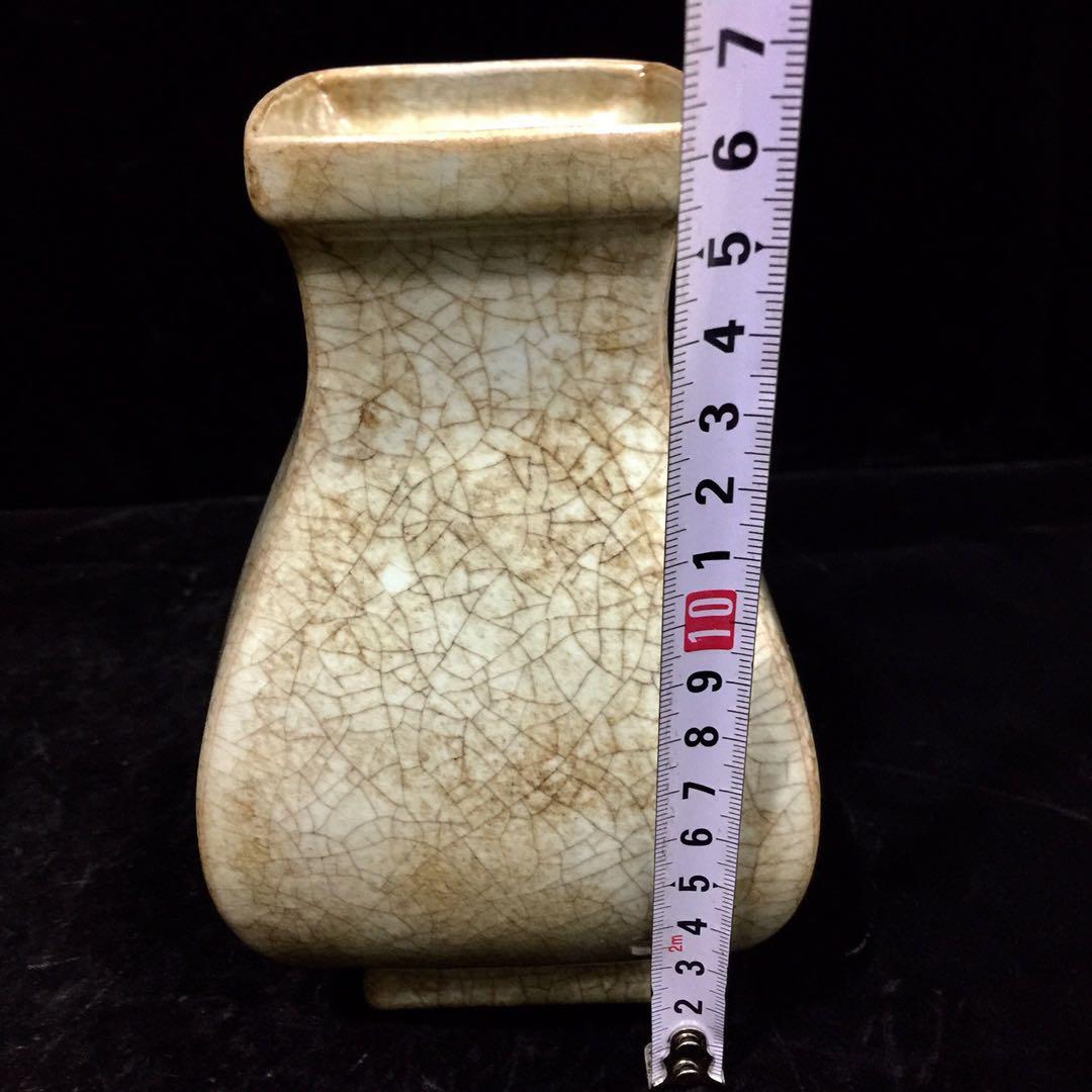 文房具 三足香爐 宋時代 汝窯 四方瓶 陶器 冰裂纹 貫入 収蔵品