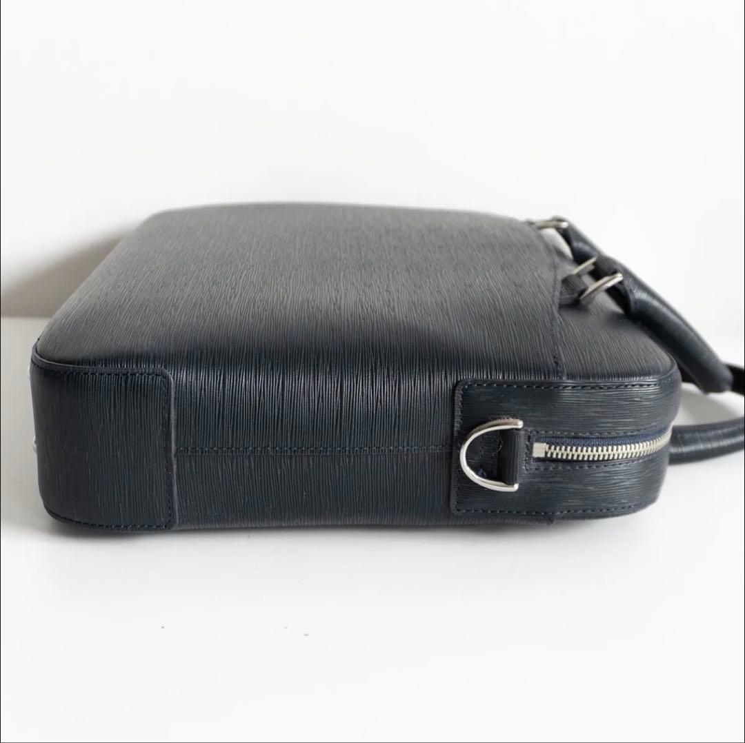 PELLE MORBIDA ネイビー ビジネスバッグ ペッレモルビダ