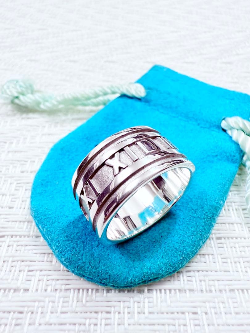 ティファニー　アトラス　ワイド　指輪　リング　23.5号　研磨仕上済美品 925