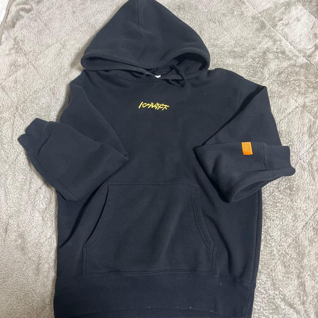 Amazon.co.jp: ハンブレッダーズ ロゴ刺繍パーカー ネイビー XLサイズ