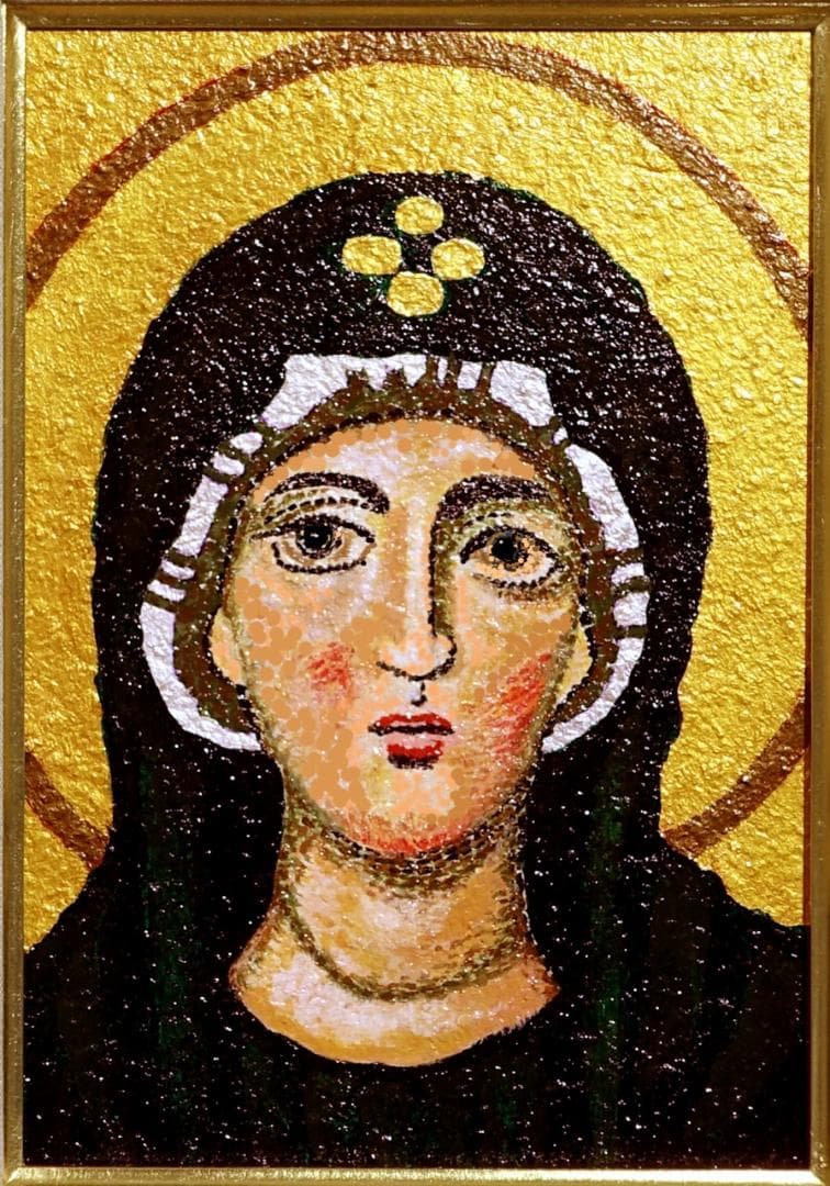 「聖母マリア祈り給え」SM/支援/有名国際展作家/小原雅夫