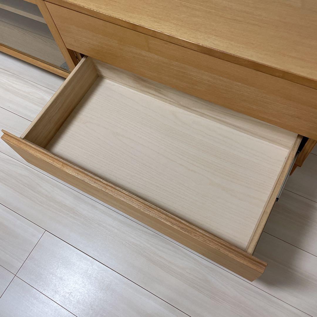 【無印良品】テレビボード オーク材ＡＶラック　幅150㎝《最終値下げ》