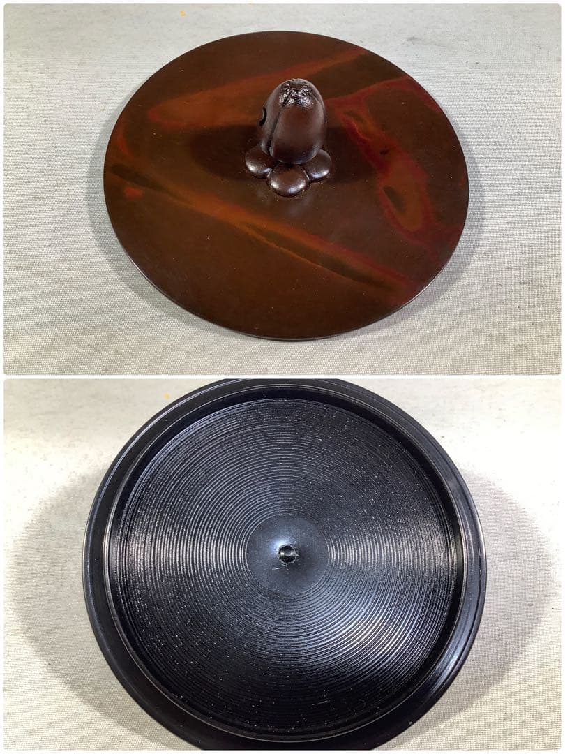 山景の図 肩衝尻張釜 菊池政直 茶道具 送料無料