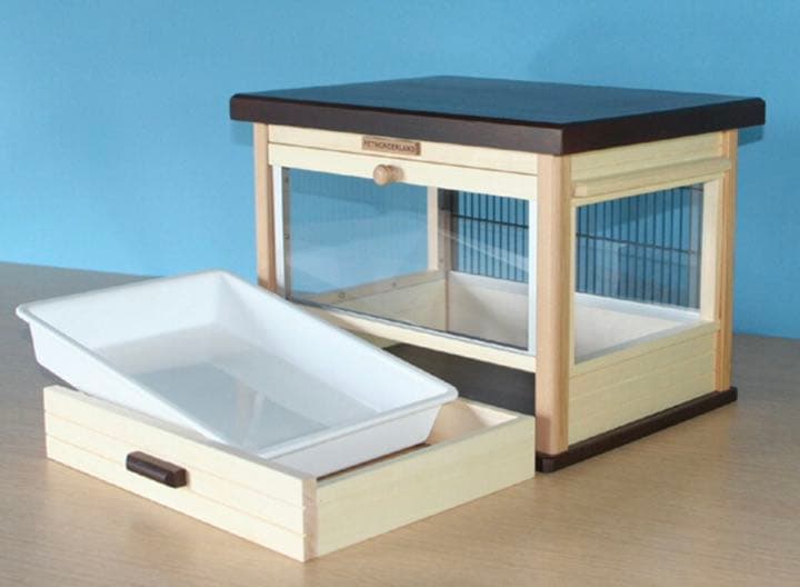 匿名配送】ハムスター ケージ 木製 ウッド調 ゲージ おしゃれ - メルカリ