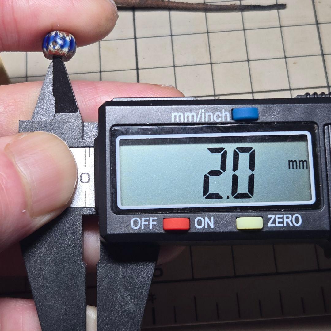 小粒 良雰囲気 7層シェブロンビーズ goro's等のカスタムに 8