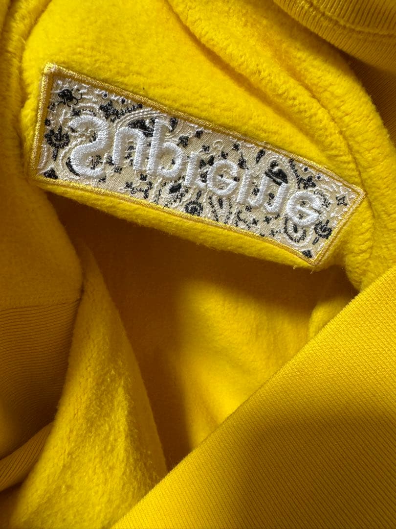 トップス Supreme Bandana Box Logo Hooded Yellow