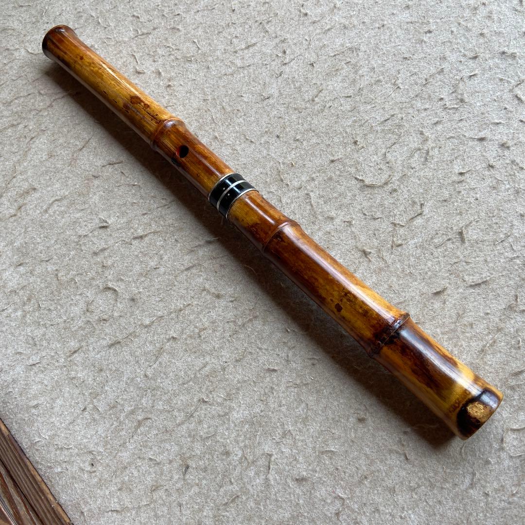 118尺八値下げ一尺九寸管真山銘二印