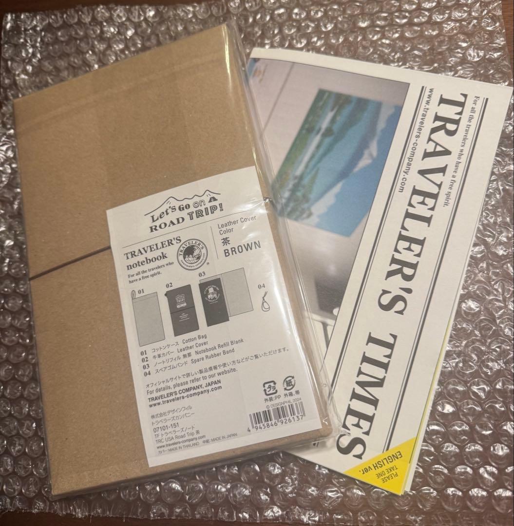 トラベラーズノート アメリカ限定 ROAD TRIP 2点セット トラベラーズ