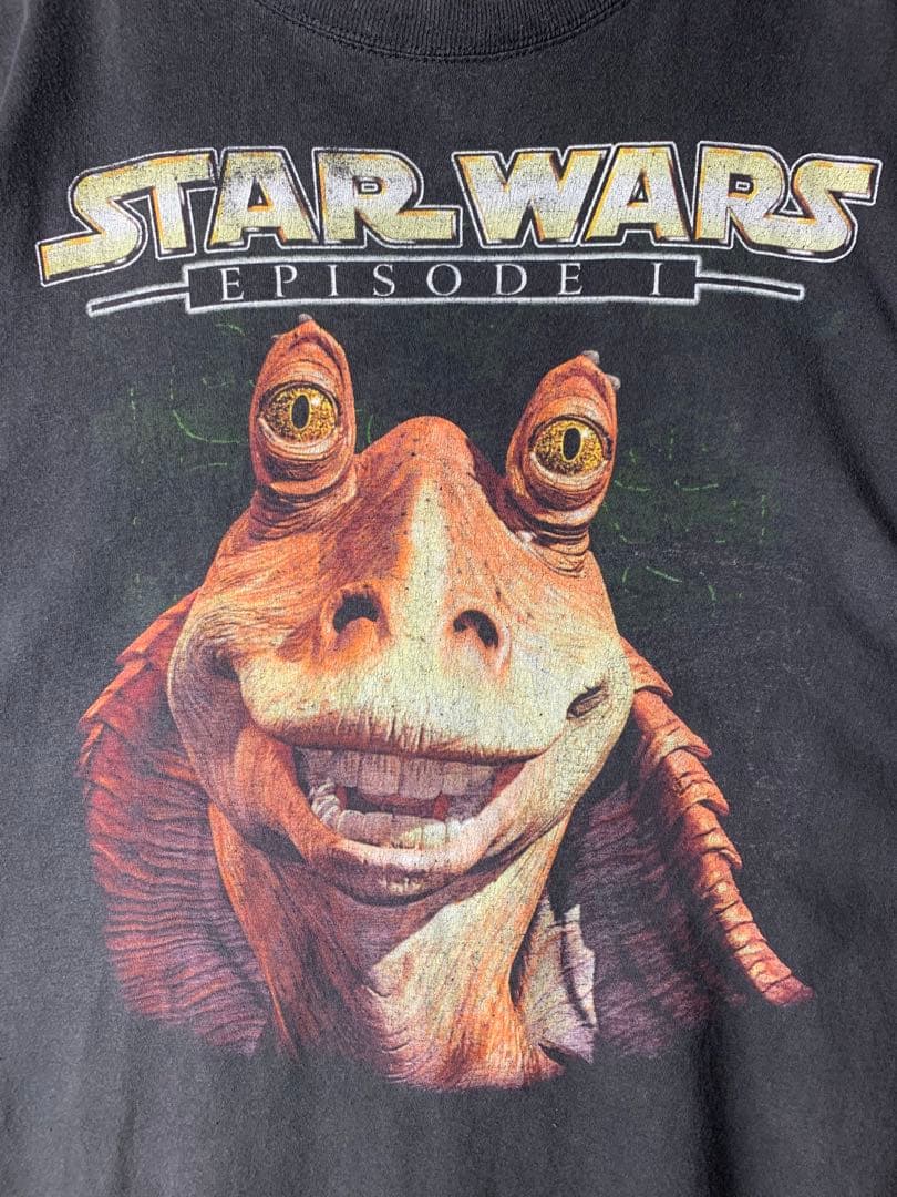 90s USA製ヴィンテージ スターウォーズ ジャージャービンクス Tシャツ