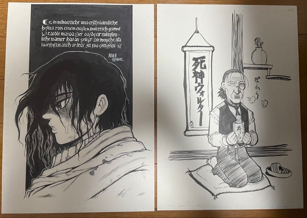 ヘルシング 20周年記念複製原画 王立国教騎士団セット40枚セット