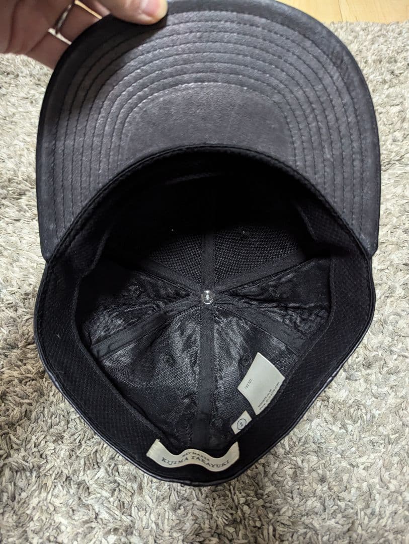 kijima takayuki レザーコンビキャップキジマ キジマタカユキ レザー