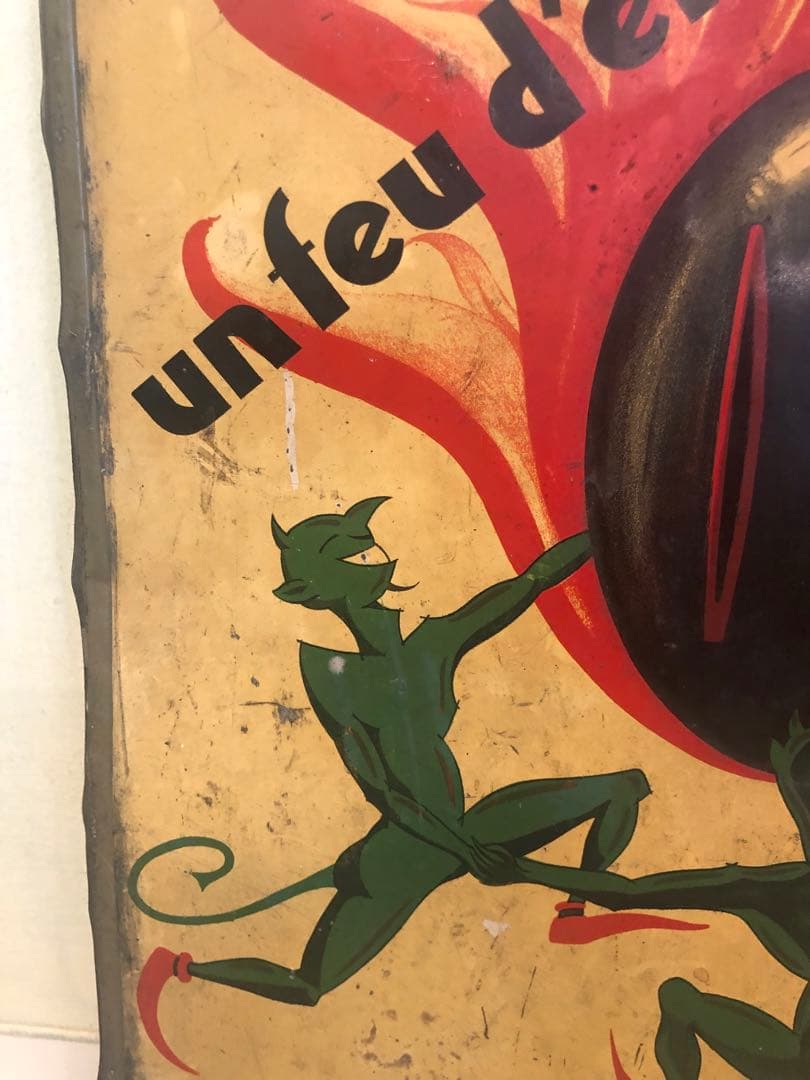 ビンテージ 30s デビル 悪魔 アドバタイジング インダストリアル Devil