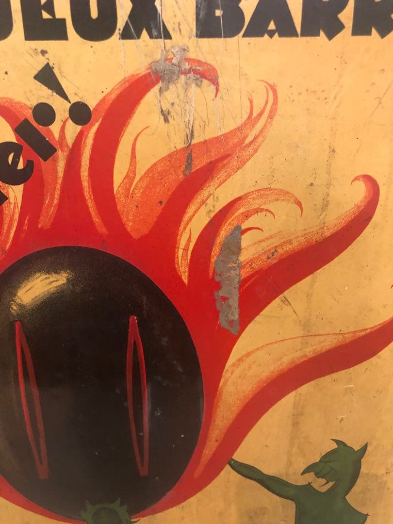 ビンテージ 30s デビル 悪魔 アドバタイジング インダストリアル Devil