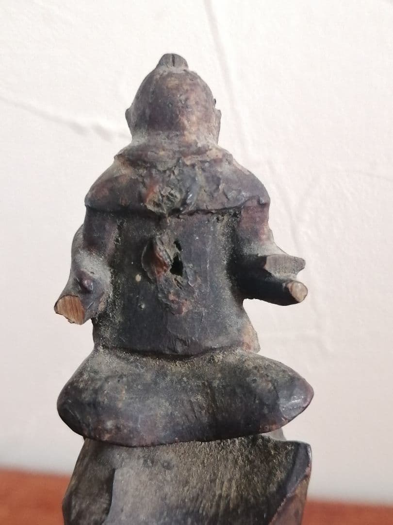 室町 江戸初期 毘沙門天 多聞天 木彫 仏像