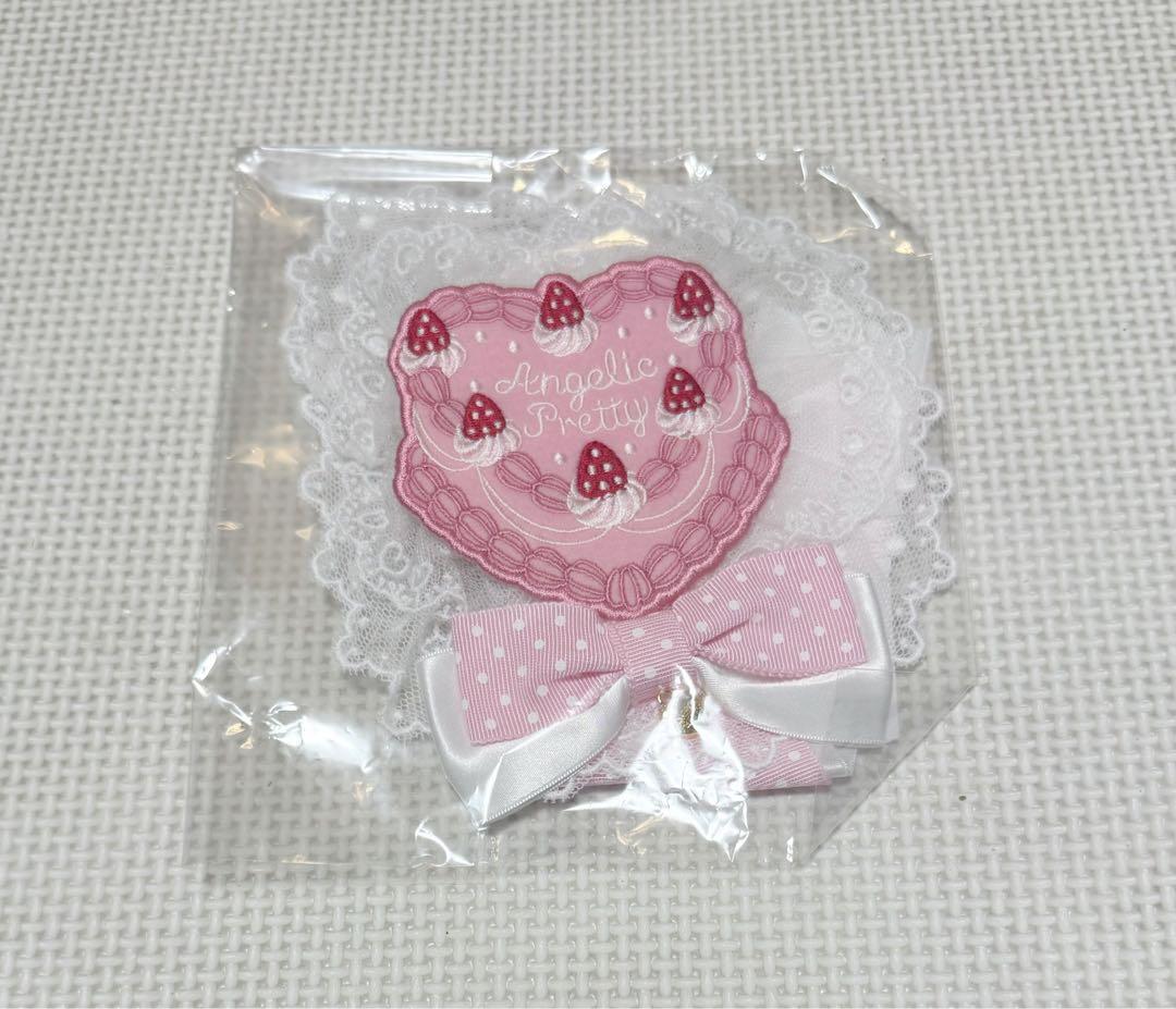 Angelic pretty Happy Cakes ロゼッタブローチシロ