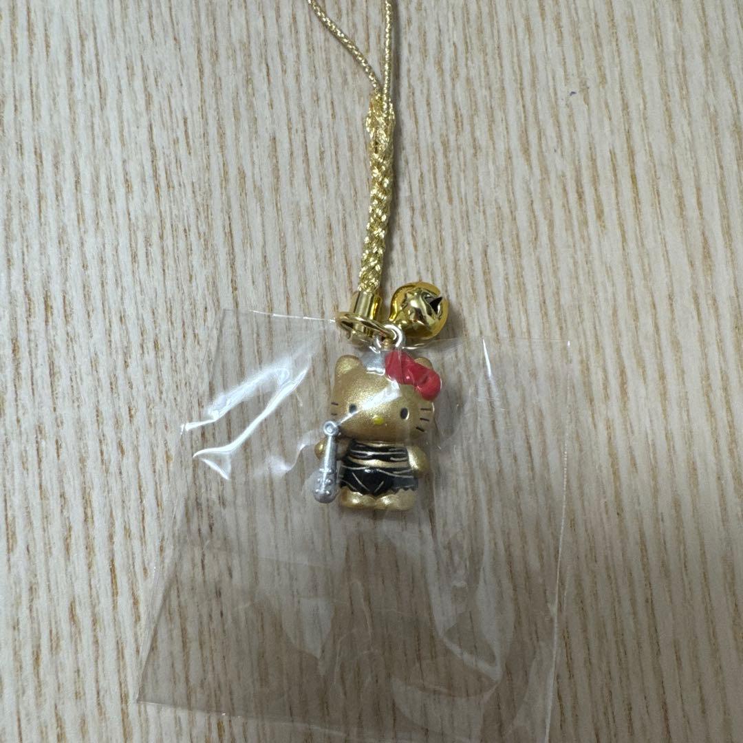 ご当地キティ　群馬県　鬼押出し園限定　鬼キティセット　新品　根付け　ストラップ