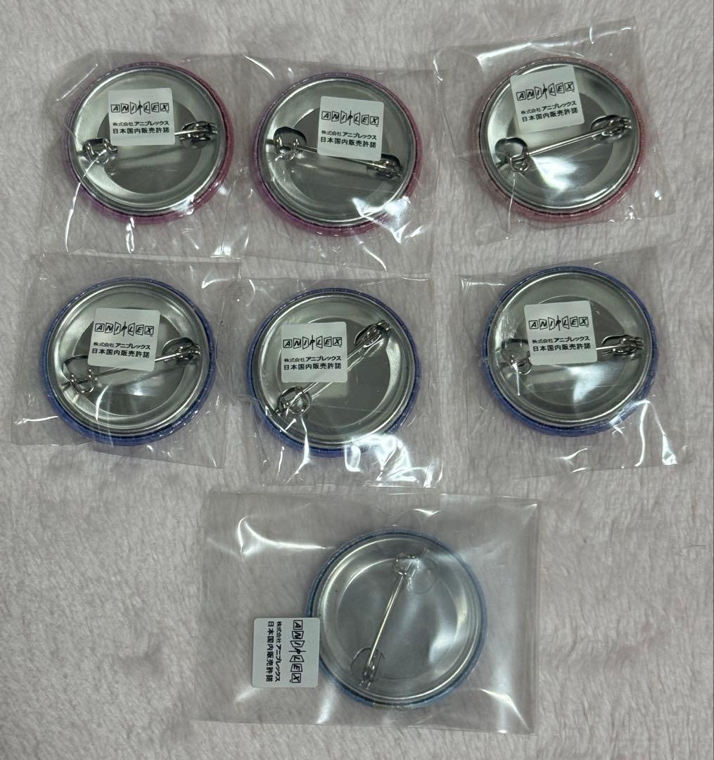 鬼滅の刃 カナヲ・カナエ・アオイ キメツ学園くじ引き缶バッジセット