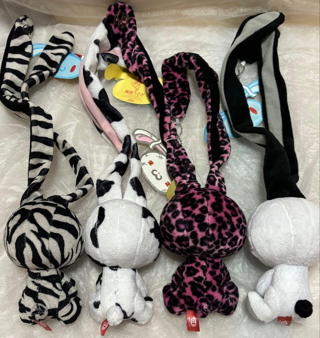 チャックスGP 汎用うさぎ　アニマルミックスマスコット　4体セット