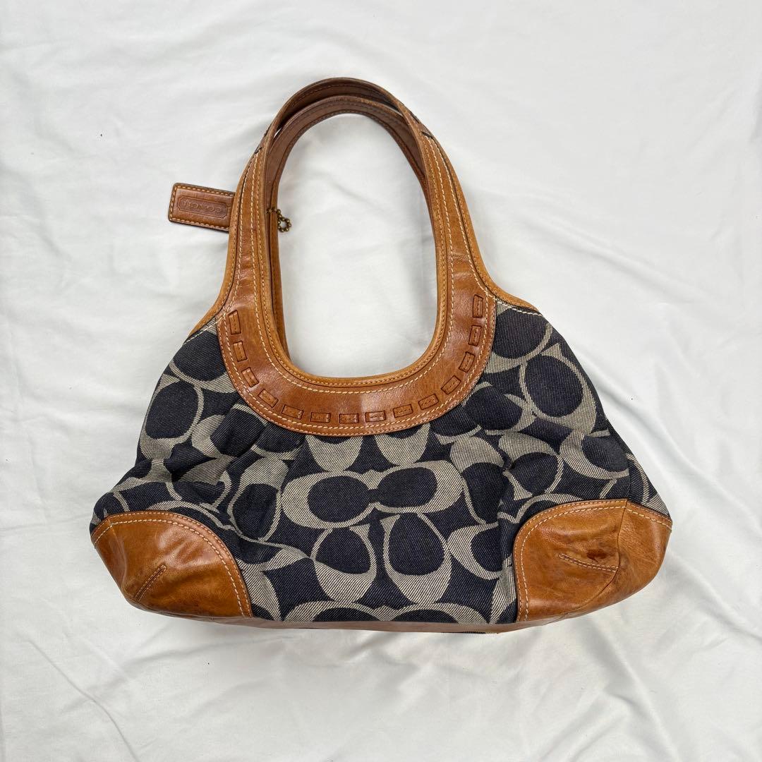 バッグ Coach Ergo Pleated Frame Kiss Rock Bag