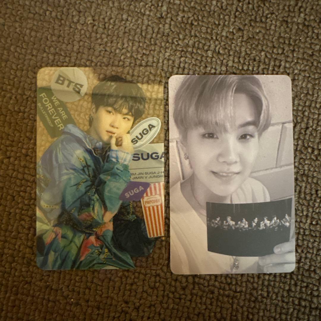 Proof btsシュガ公式トレカ、透明トレカ - メルカリ