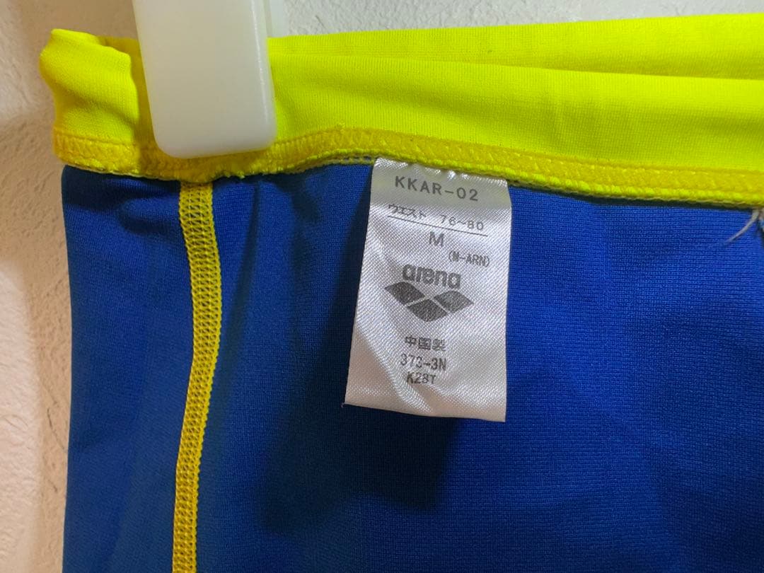 t*u様 arena 北島康介モデル ボックス 競泳水着 Mサイズ ブルー