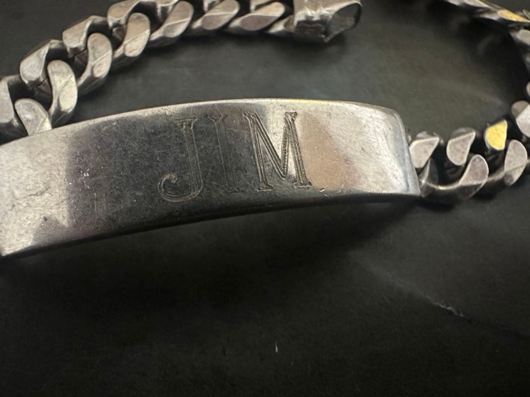 希少　ヴィンテージ　シルバー　925 ID 喜平　ヘヴィ　チェーン　アンティーク