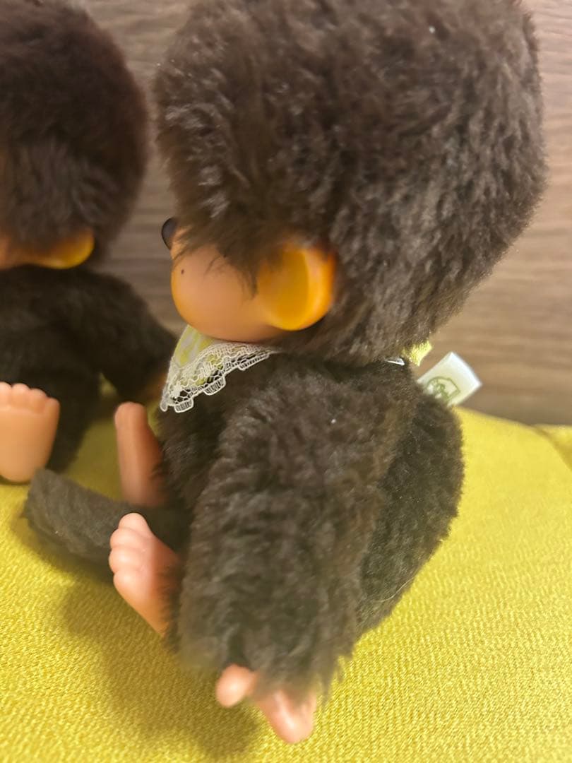 初代モンチッチ　ぬいぐるみ　二体セット　旧タグ