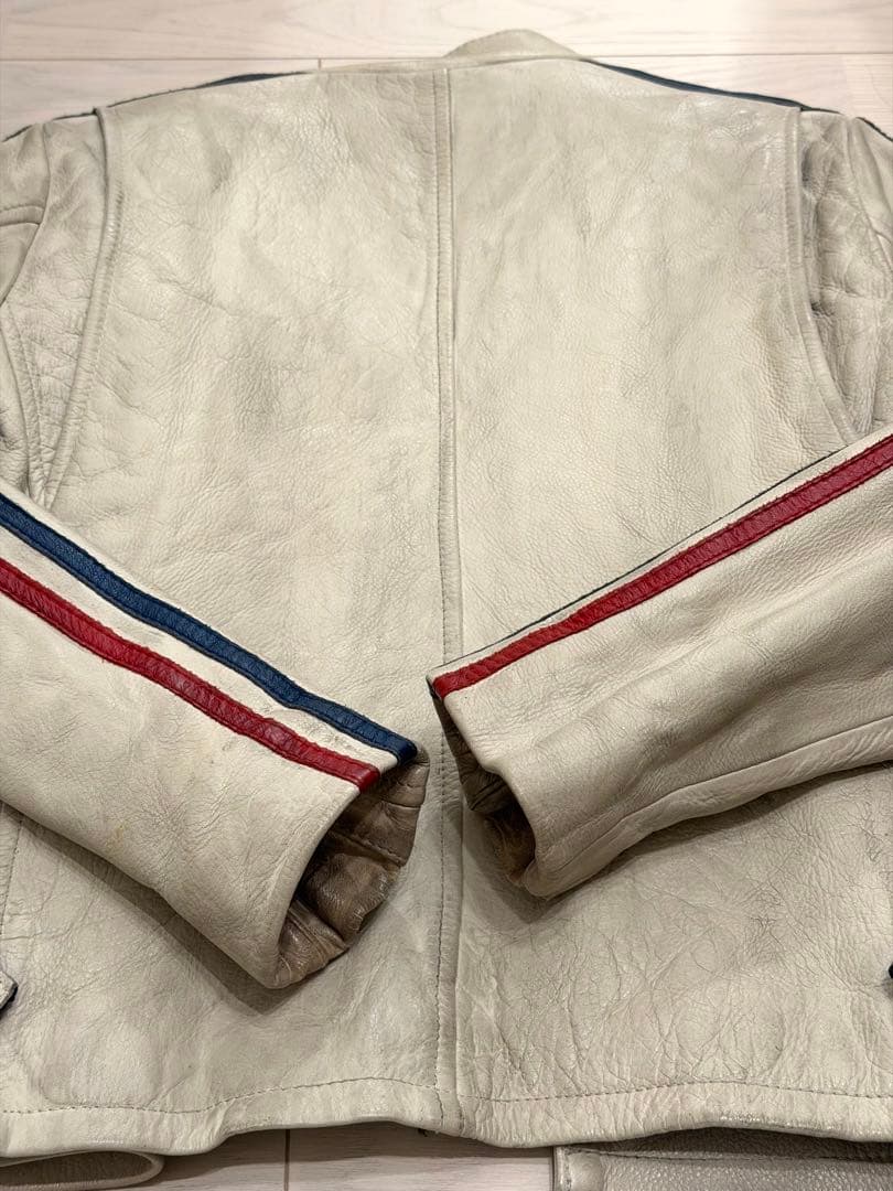 Schottクラッシックレーサー エージング加工 シングルライダース