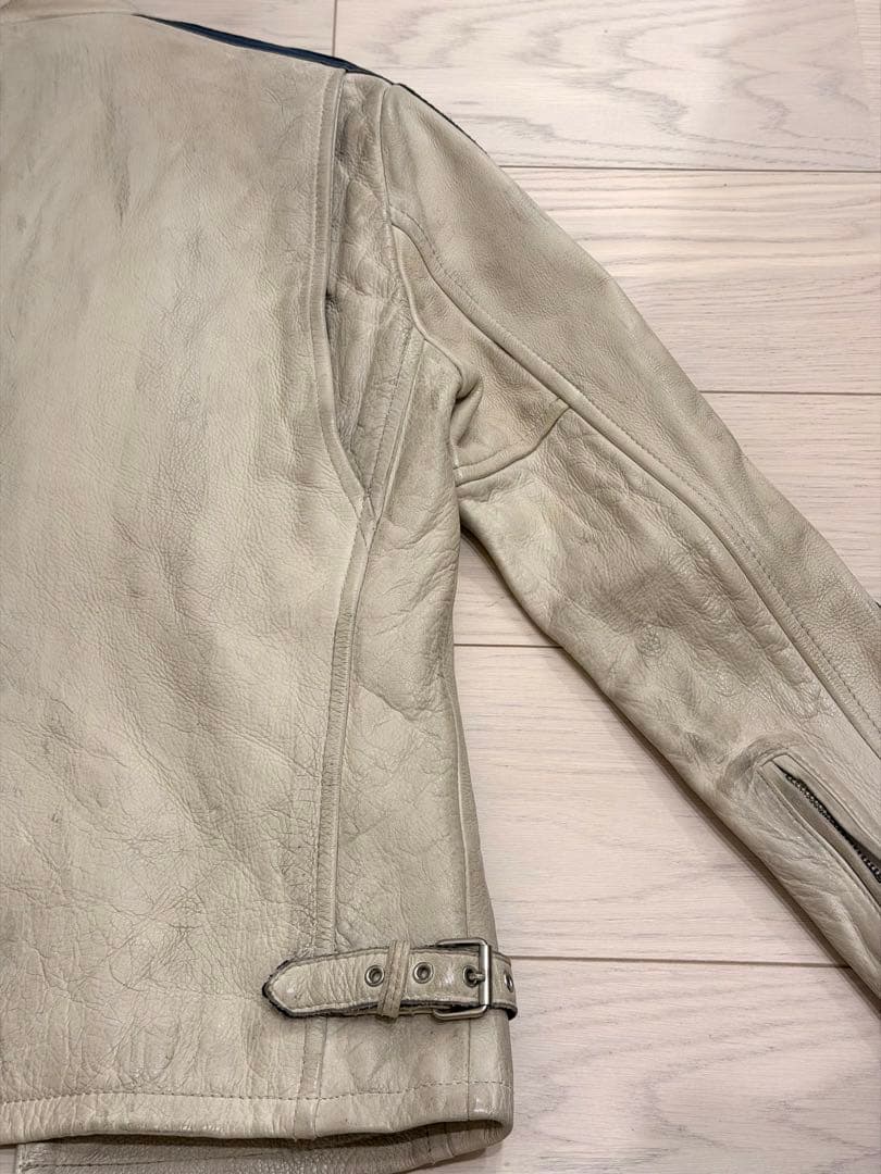 Schottクラッシックレーサー エージング加工 シングルライダース