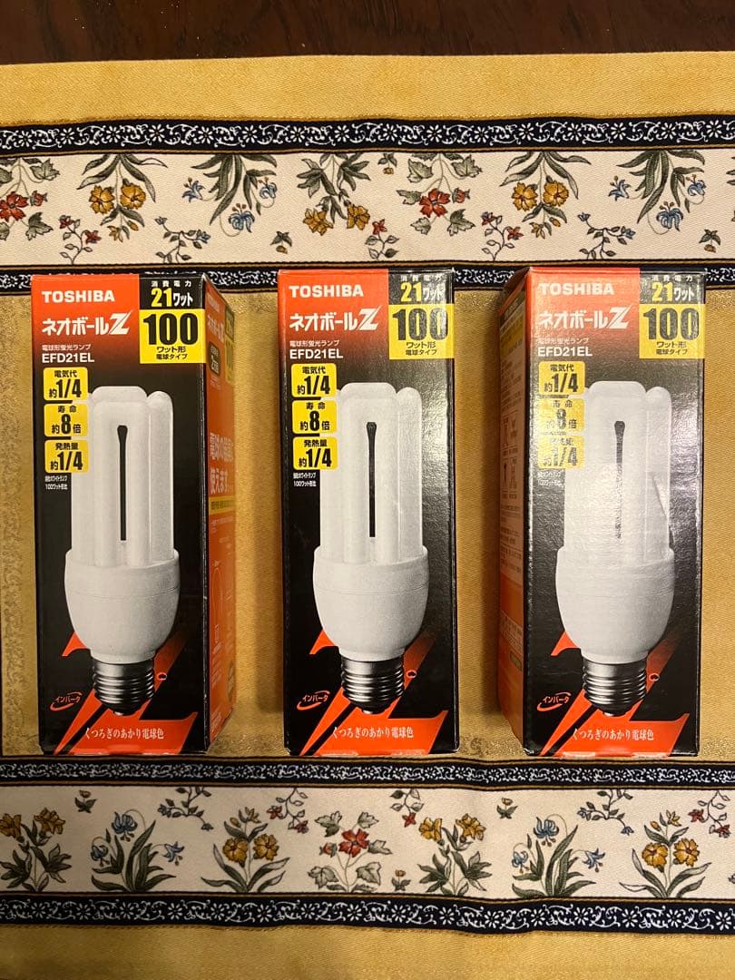 TOSHIBA ネオボールZ 電球形蛍光ランプ EFD21EL 1点〜4点 - メルカリ