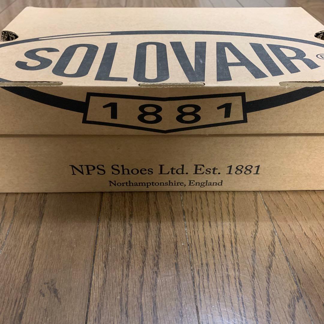 箱付・美品✨ SOLOVAIR ソロヴェアー プレーントゥ 3ホール UK6½