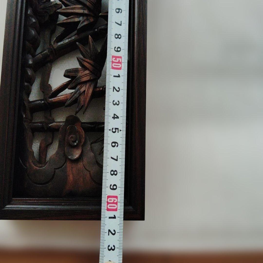 縞黒檀 欄間オープン仕上げ