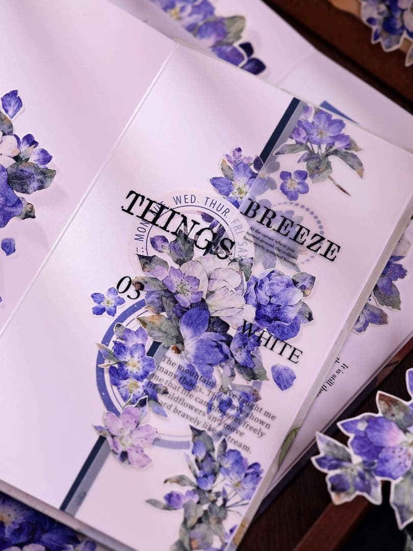 ⭐️SALE⭐️小白家文創《澜屿》海外マスキングテープ マステ 【2752】