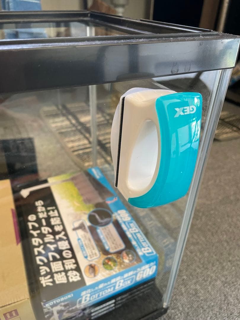 ジェックス水槽MARINA 600 BKS 上部フィルターセット2層式