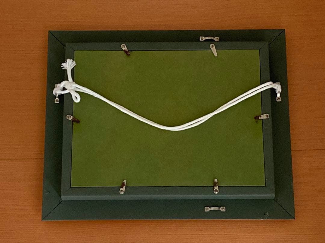 真作」川田順『渓流(奥入瀬)』風景画 油彩画 額装 サイン有り F10号