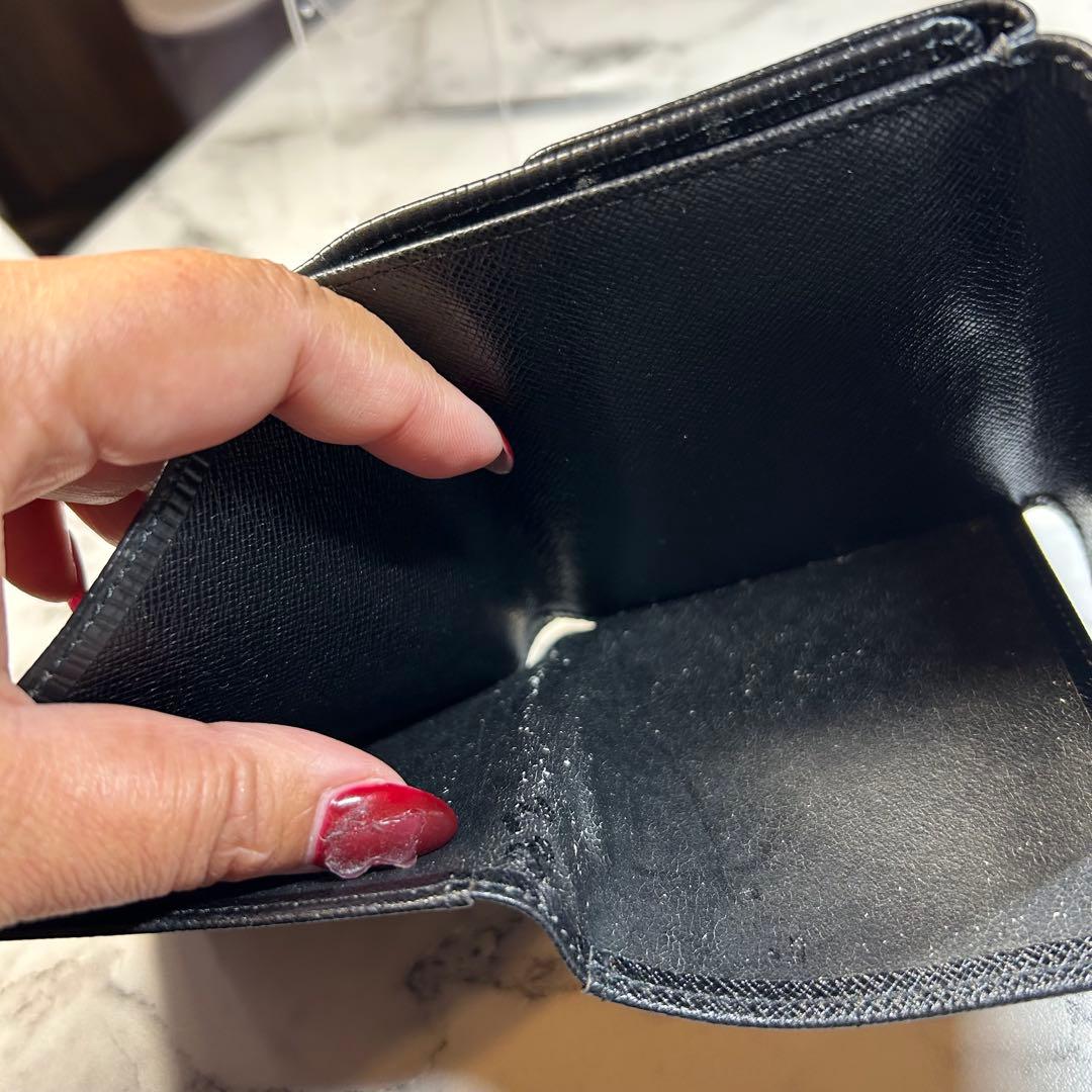 LV 三つ折り財布 エピポルトモネビ エカルトクレディ M63484 黒 337