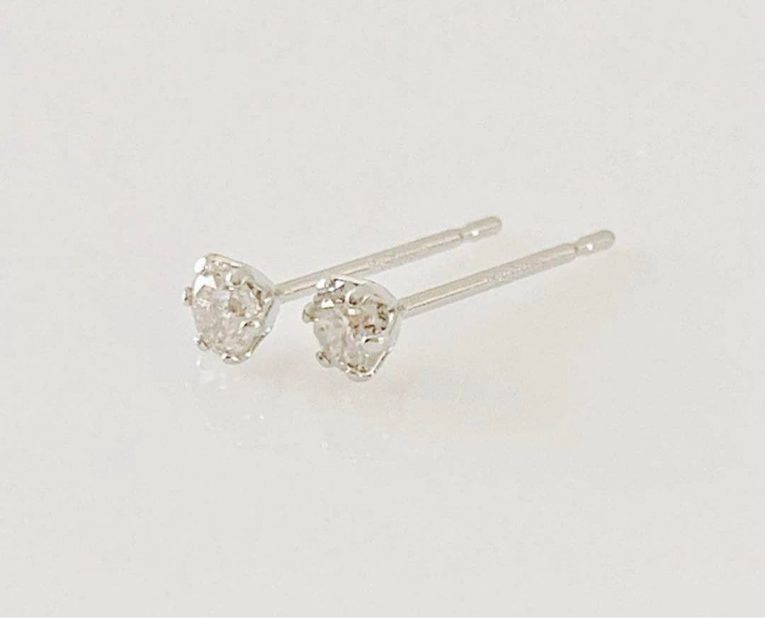 Pt 天然ダイヤモンド0.20ct ！ シンプル