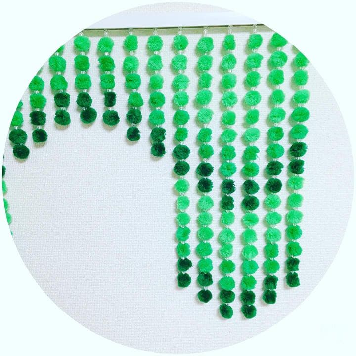 昭和レトロポップ ボンボンのれん 未使用 ✳︎ 昭和レトロ スペース