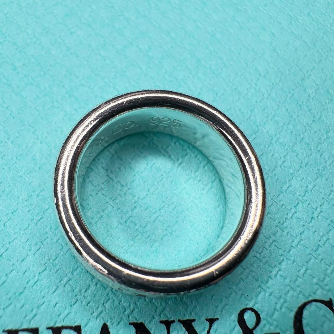 【美品】約9号 ティファニー Tiffany ナロー リング SV925