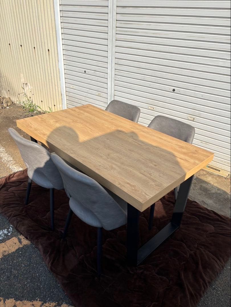 ひまさくしゅう【自社配送or引き取り】ダイニングテーブル5点セット