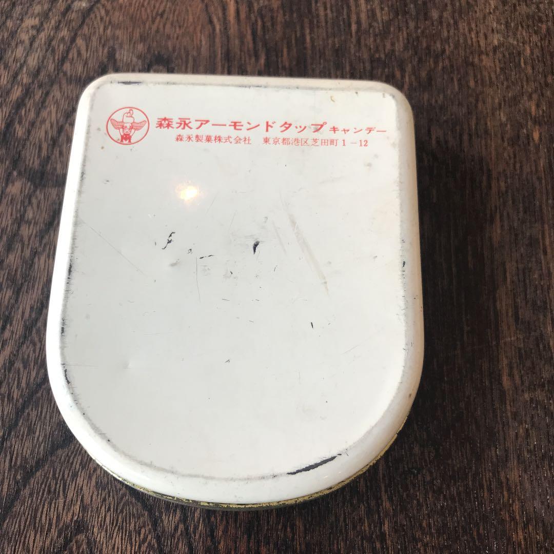 森永アーモンドタップキャンデー レトロ 缶