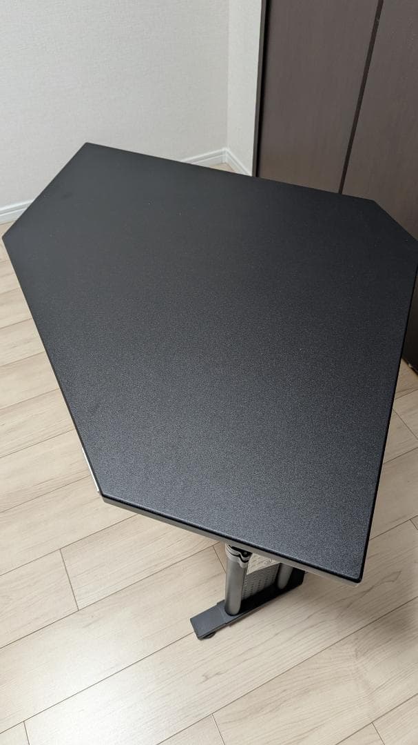 Bauhutte カドデスク 昇降式 ブラック BHD-700K-BK