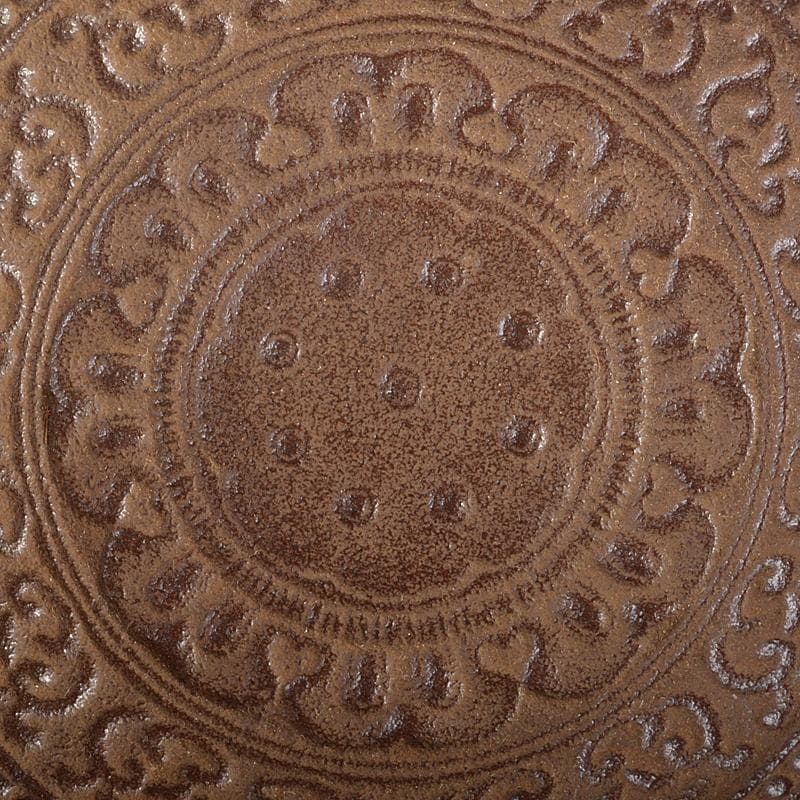 南部鉄器 鈴木盛久造 模中尊寺国宝 天蓋 茶托 五客 共箱 M R5872