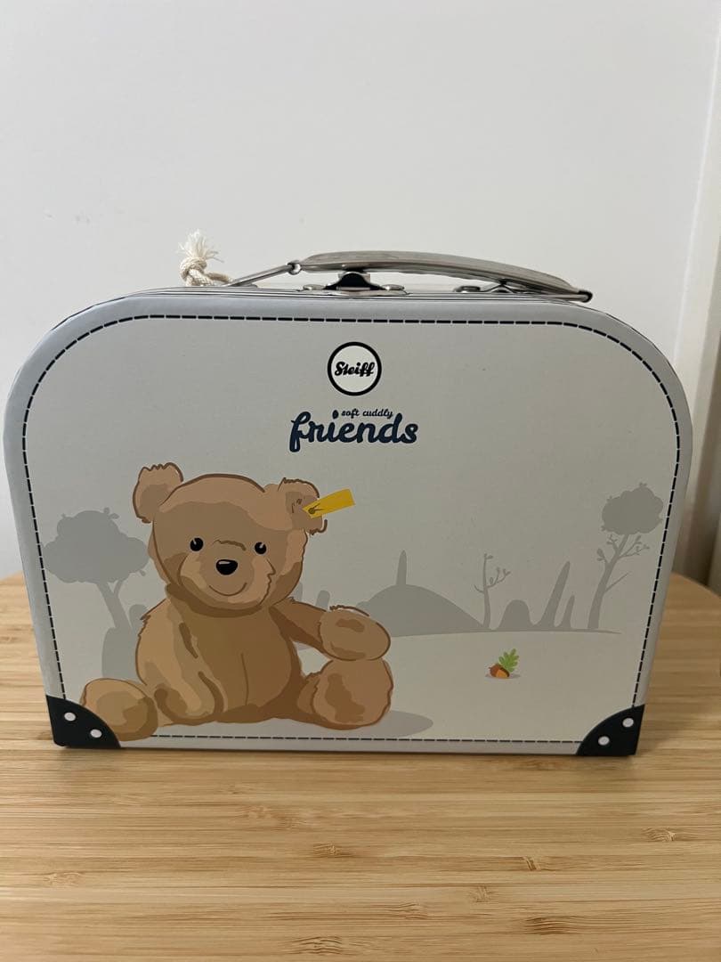 Steiff ベージュ ぬいぐるみ オリジナルケース付き