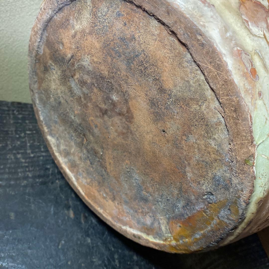 中国古玩 鳥華図花瓶 23cm18cm - メルカリ