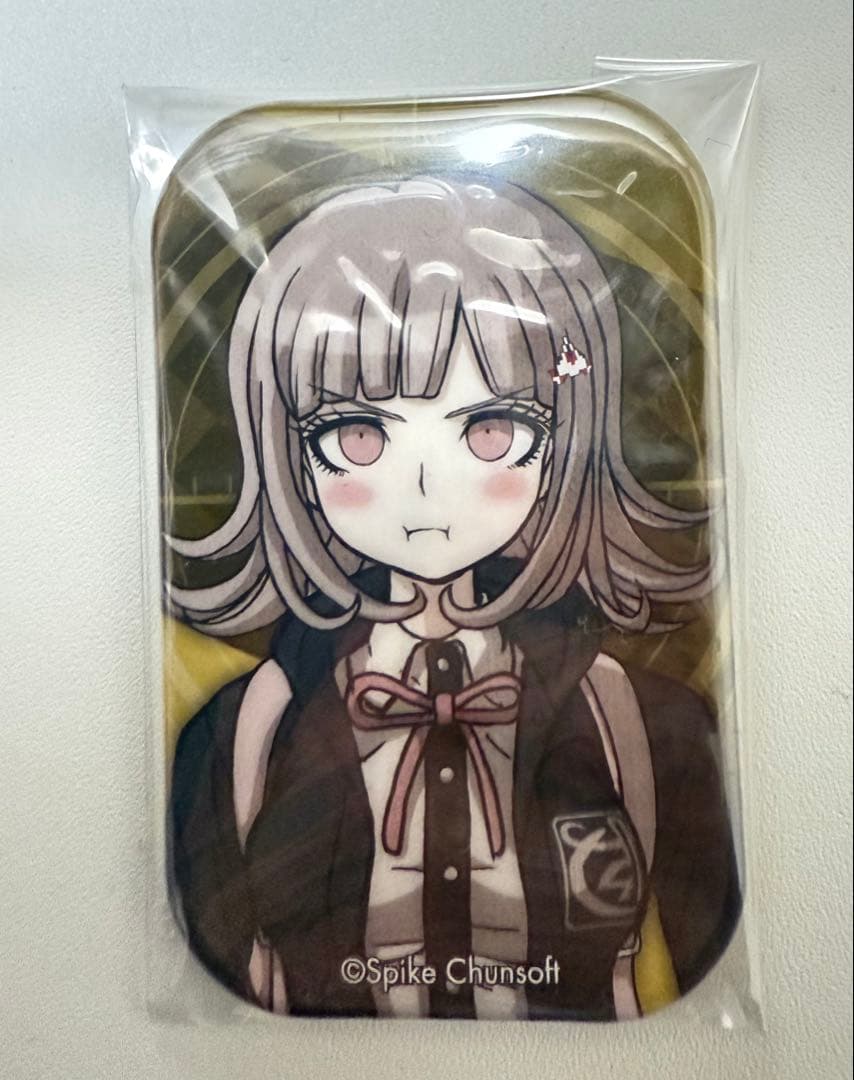 ダンガンロンパ 七海千秋 10周年 大同窓会 スクエア缶バッジ エビテン