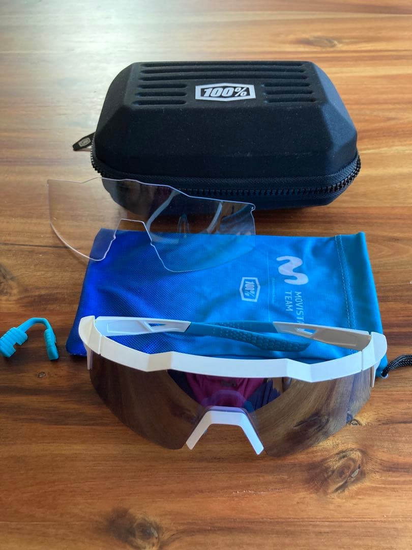 100% スピードクラフトSL モビスター 100% サングラス 100% SPEED