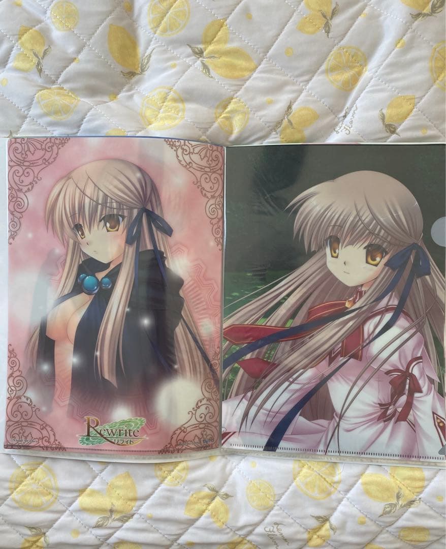 Rewrite クリアファイル key ビジュアルアーツ 麻枝准 グッズ