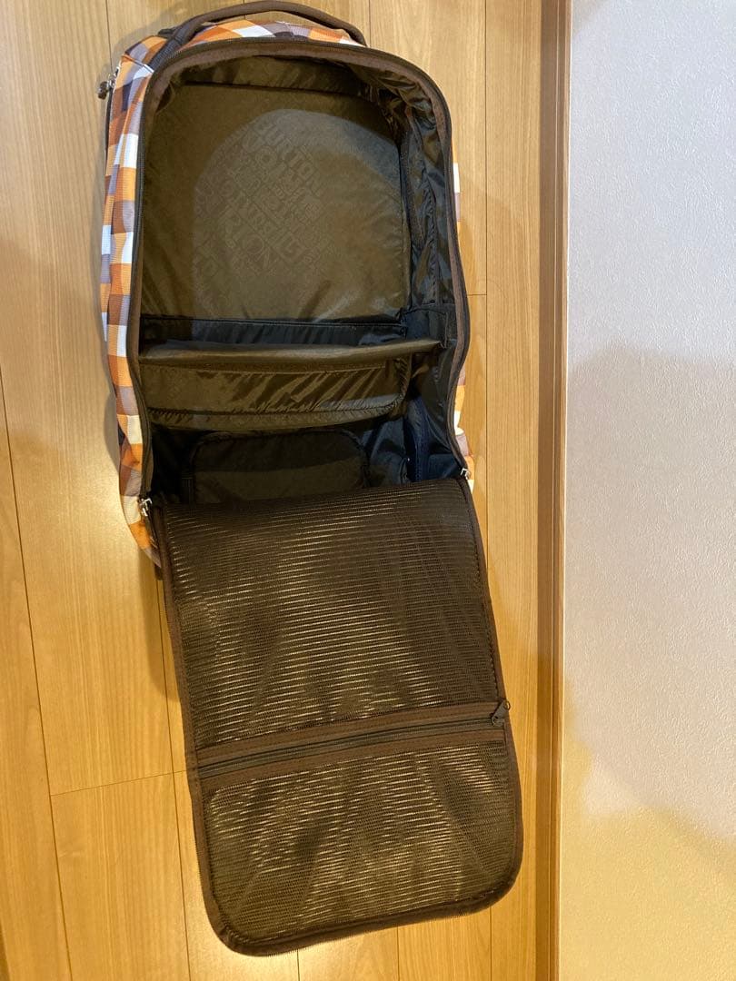 BURTON ローラーパックSS チェック柄 3wayキャリーバッグ 中古品
