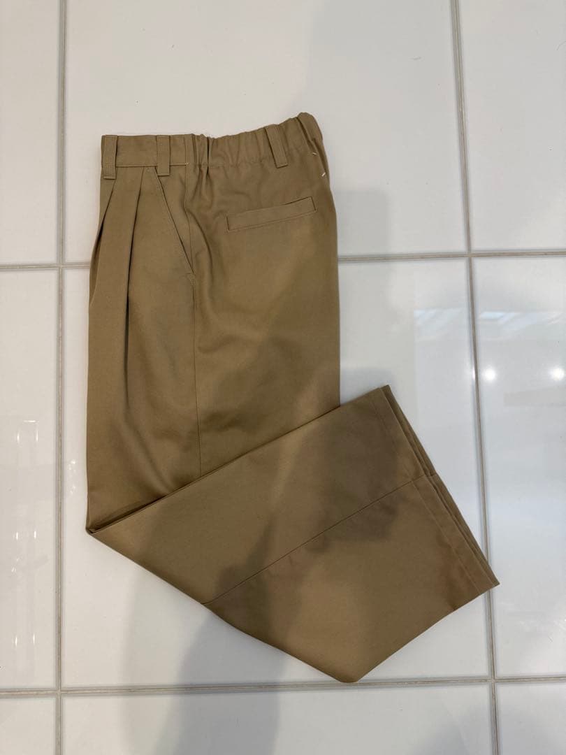 未使用 メゾンマルジェラ 46 ワイドパンツ チノパン スケーターチノ